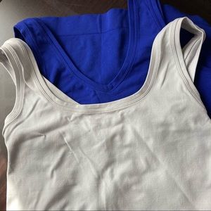 WHBM - two reversible tops (v/u neckline)